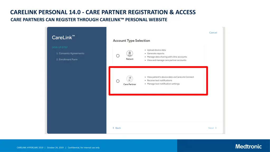 carelink personal 14 0 care partner registration 1