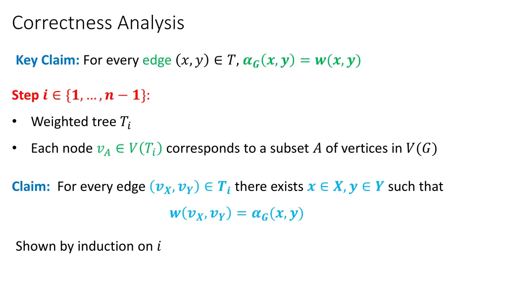 correctness analysis 3