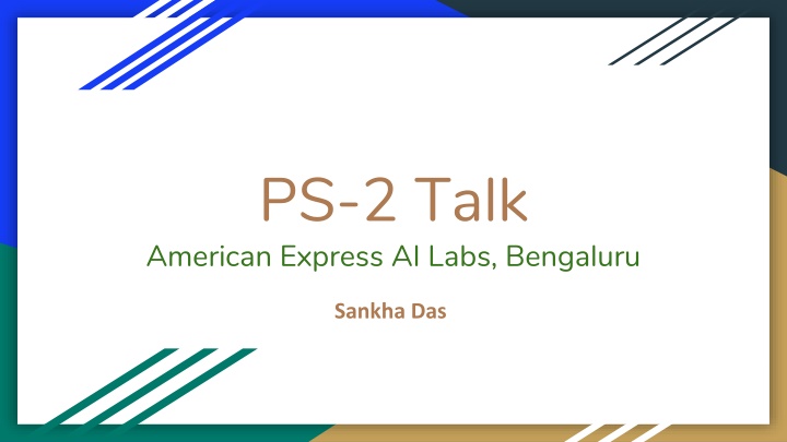 ps 2 talk american express ai labs bengaluru