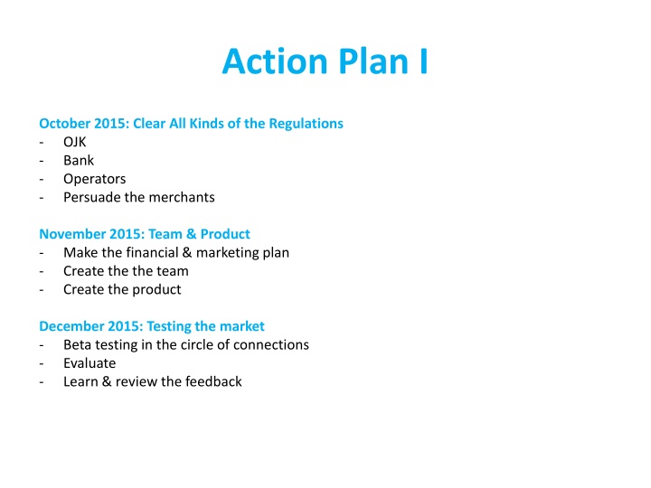 action plan i