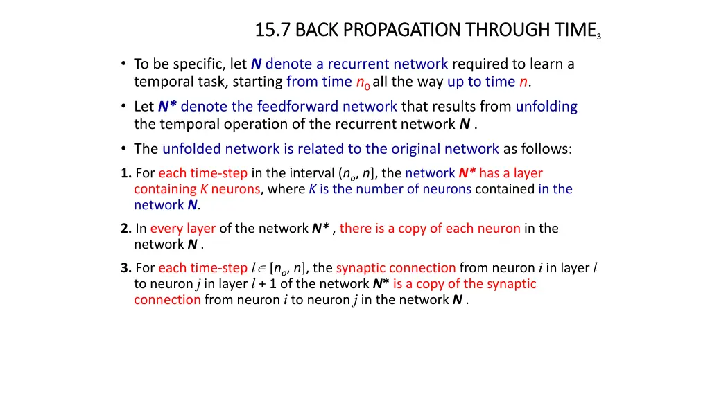 15 7 back propagation through time 15 7 back