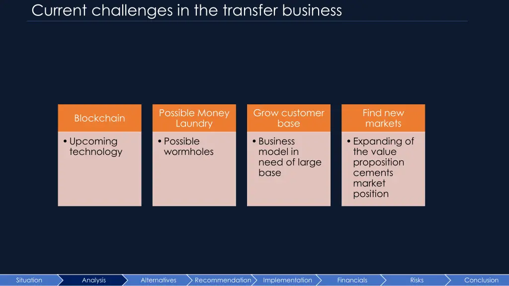 current challenges in the transfer business