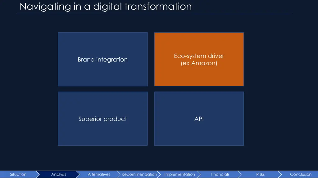 navigating in a digital transformation