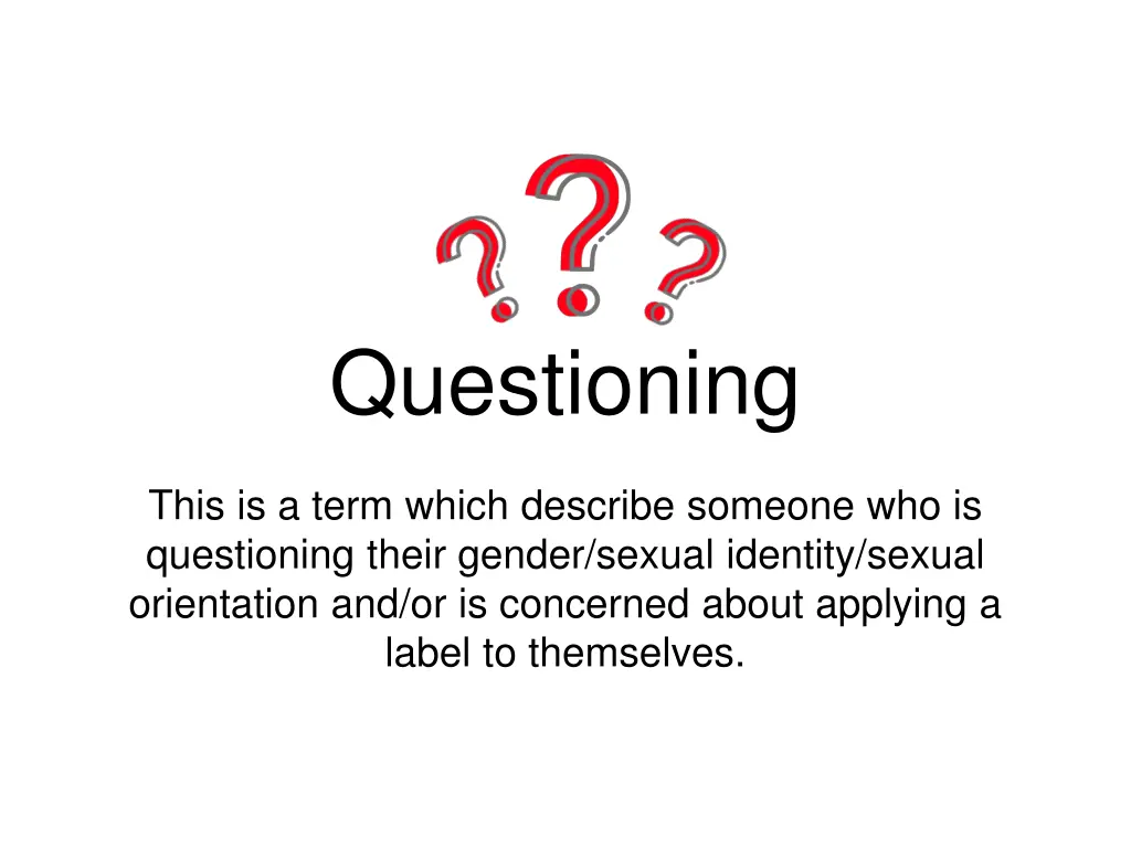 questioning