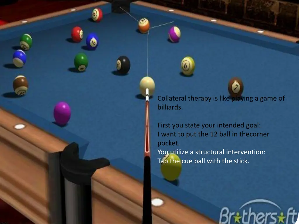 collateral therapy is like playing a game 2