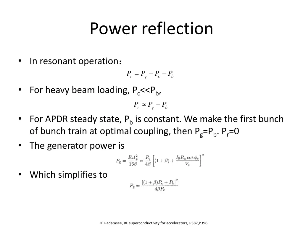 power reflection