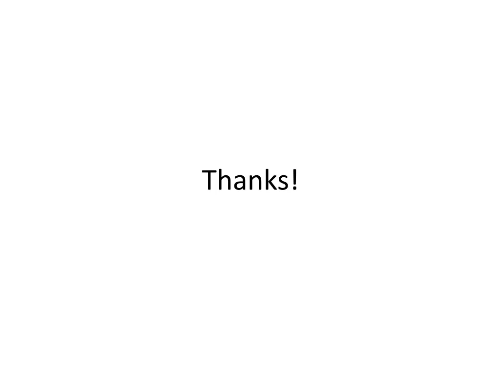 thanks
