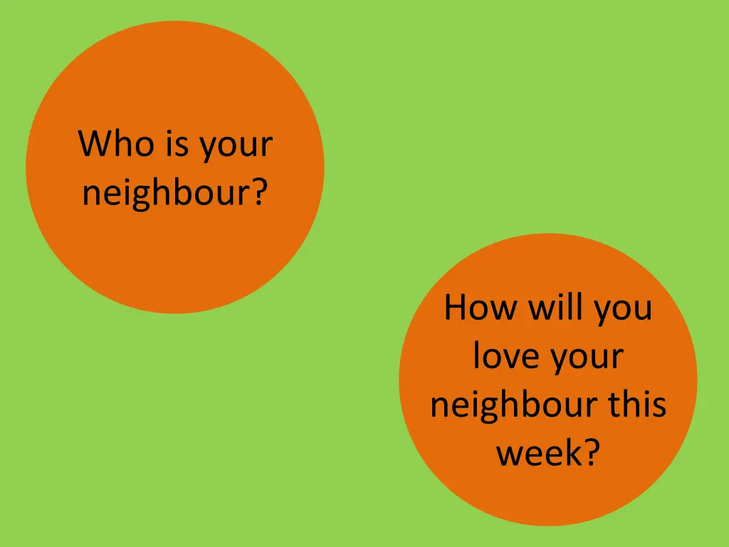 who is your neighbour