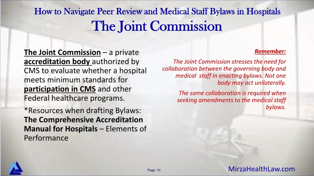 how to navigate peer review and medical staff 6