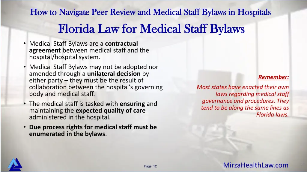 how to navigate peer review and medical staff 8