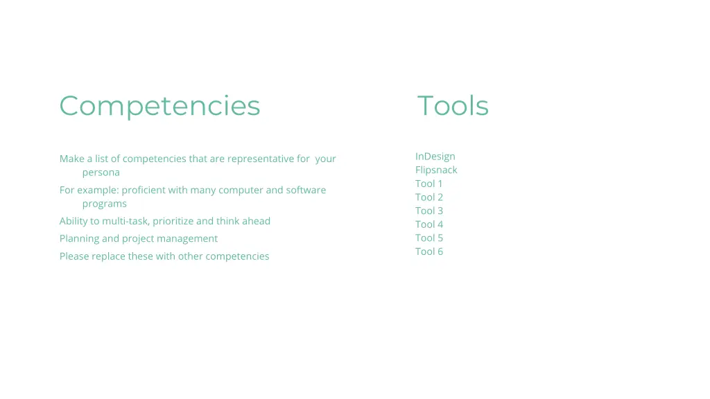 competencies 1