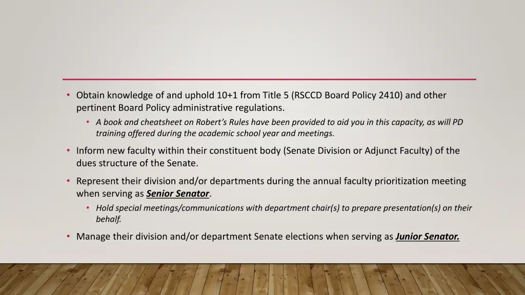 obtain knowledge of and uphold 10 1 from title