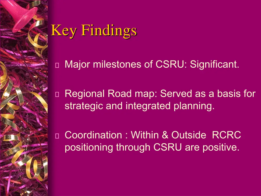 key findings 1