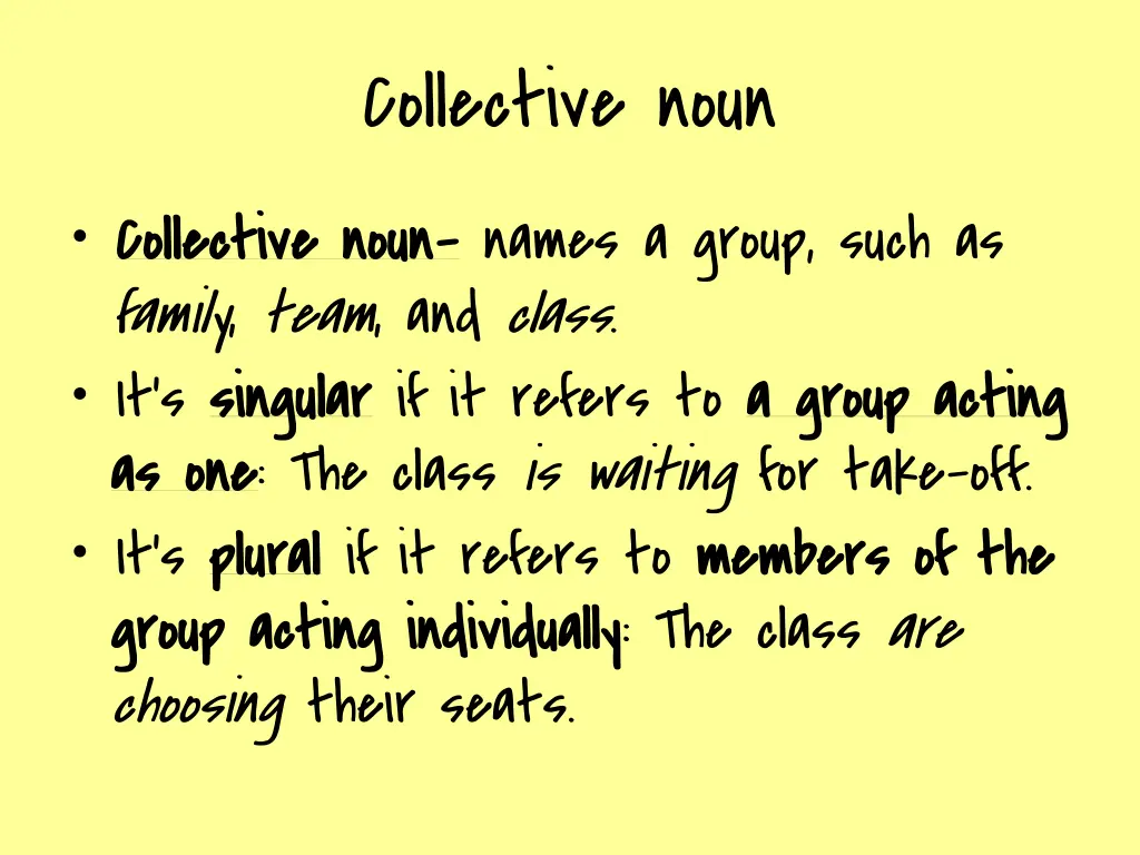collective noun