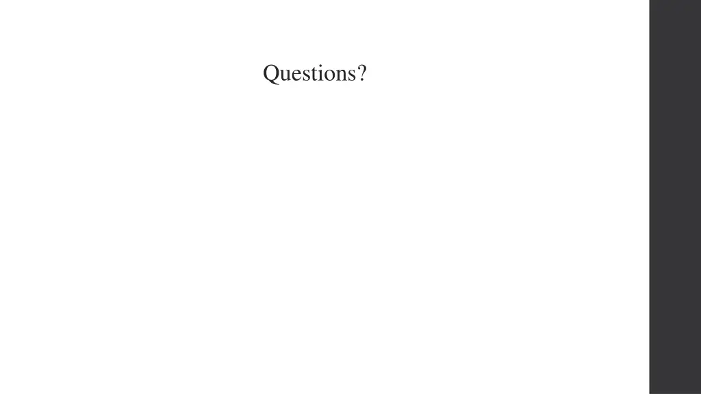 questions