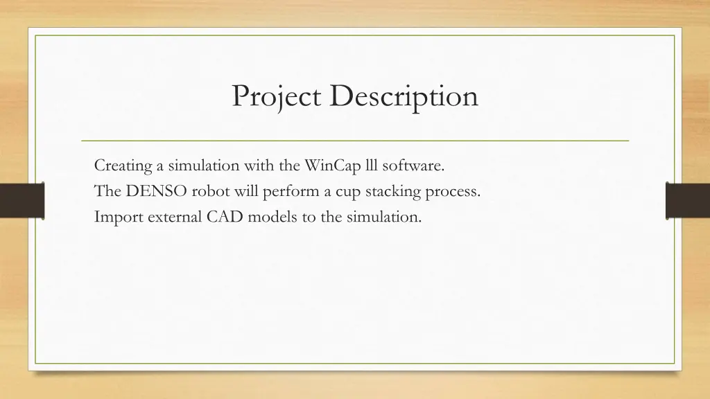project description