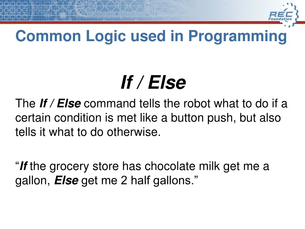 common logic used in programming 3