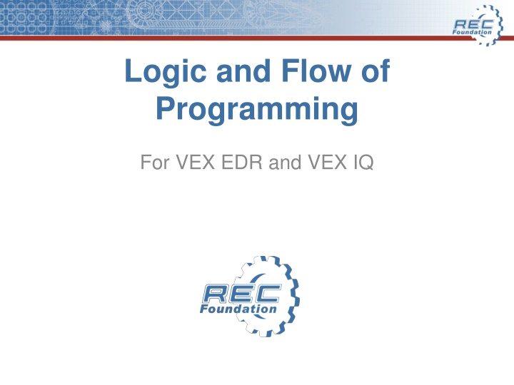 logic and flow of programming