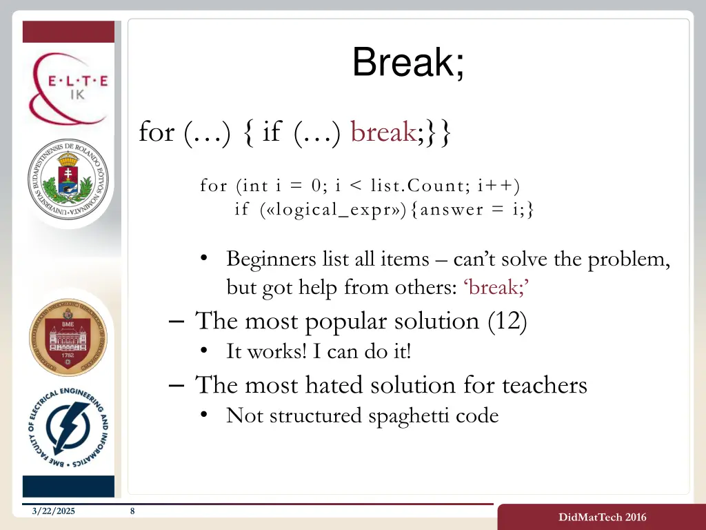 break