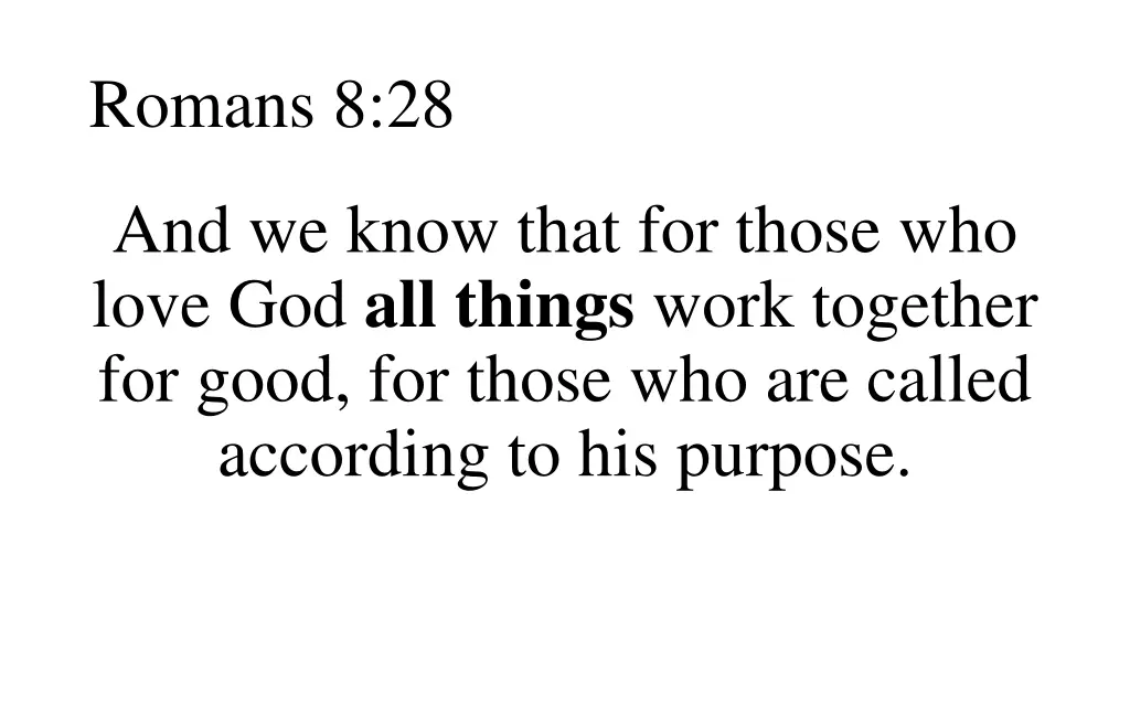 romans 8 28