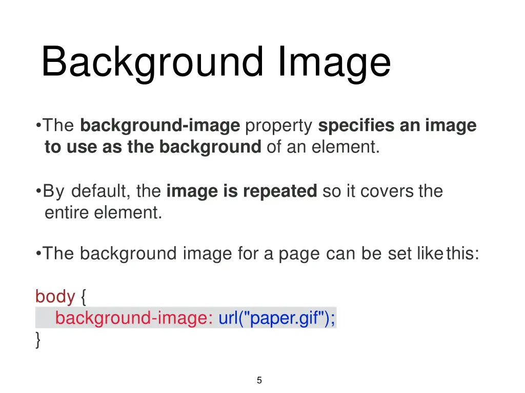 background image