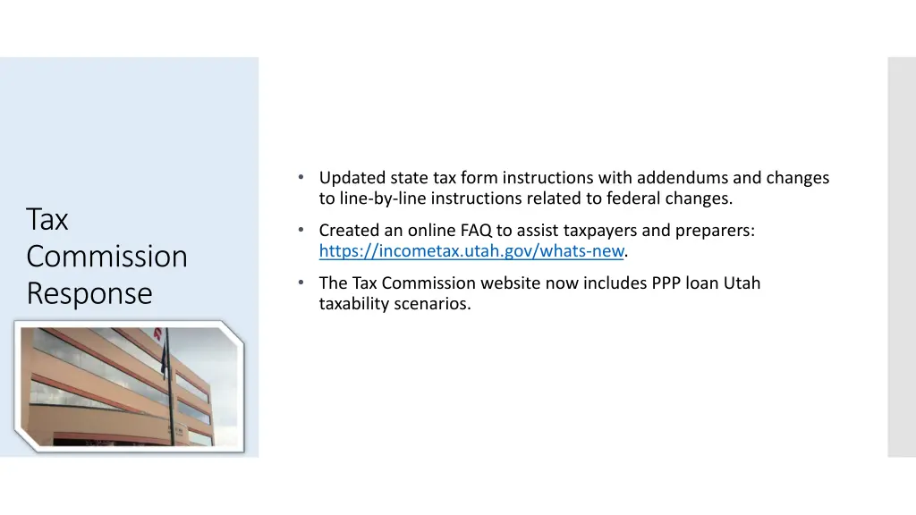 updated state tax form instructions with