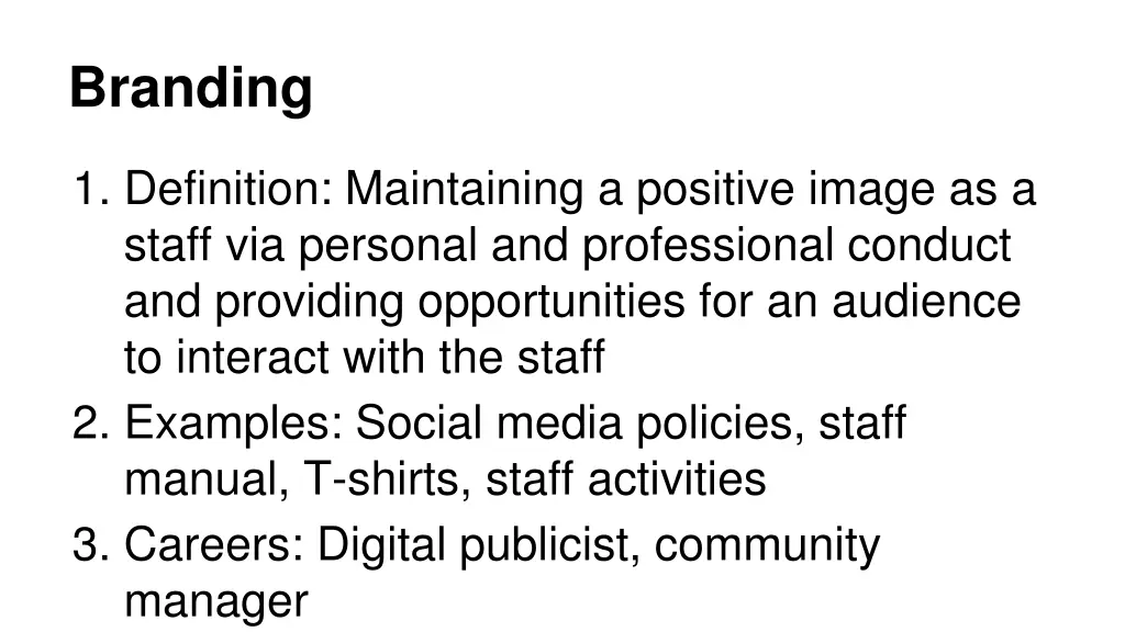 branding