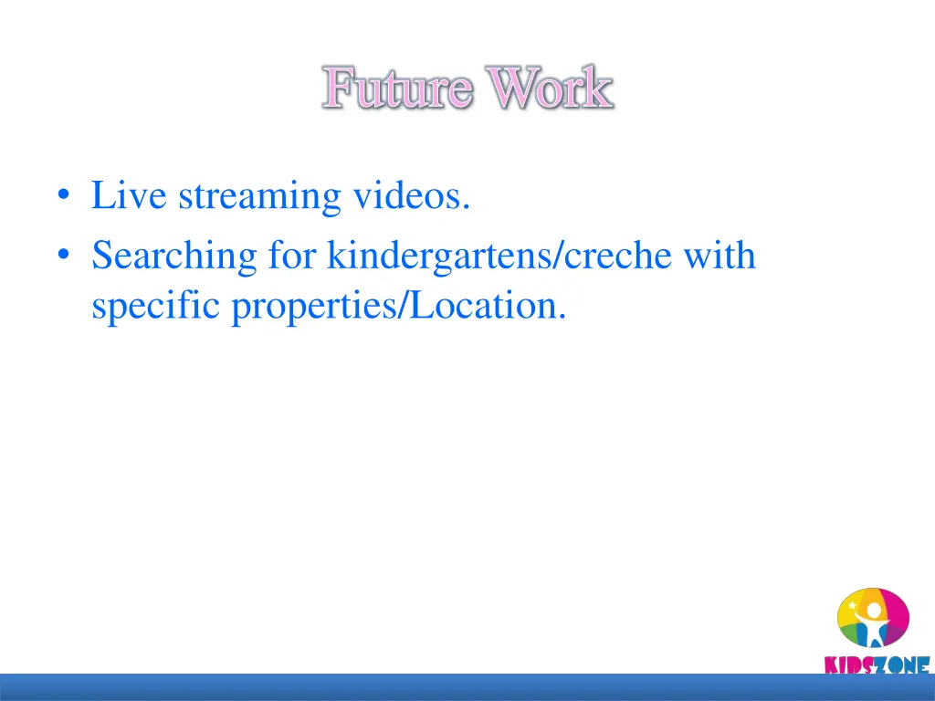 future work