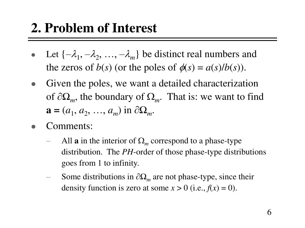 2 problem of interest