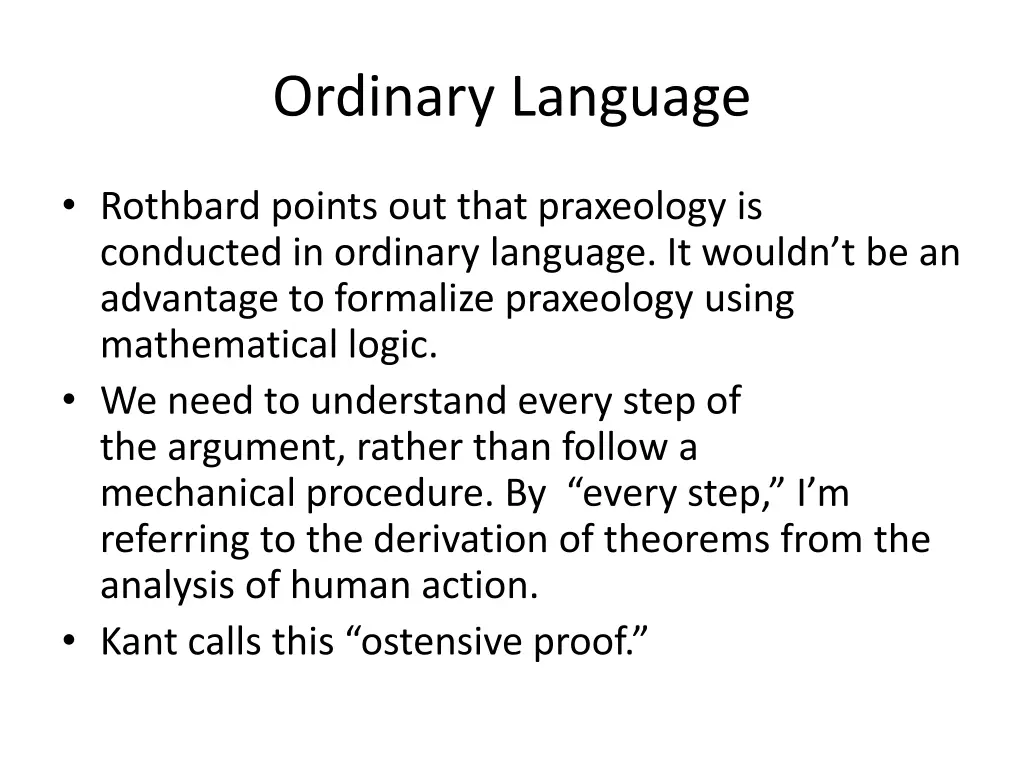 ordinary language