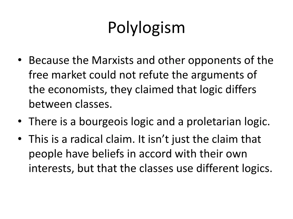 polylogism