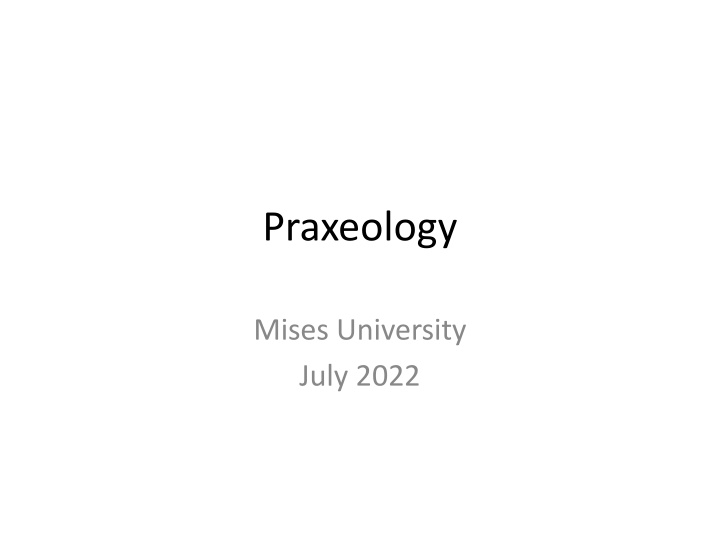 praxeology