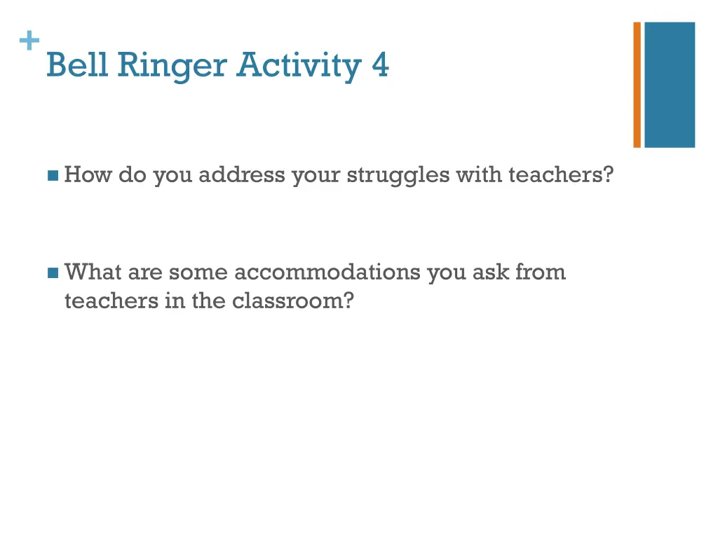 bell ringer activity 4