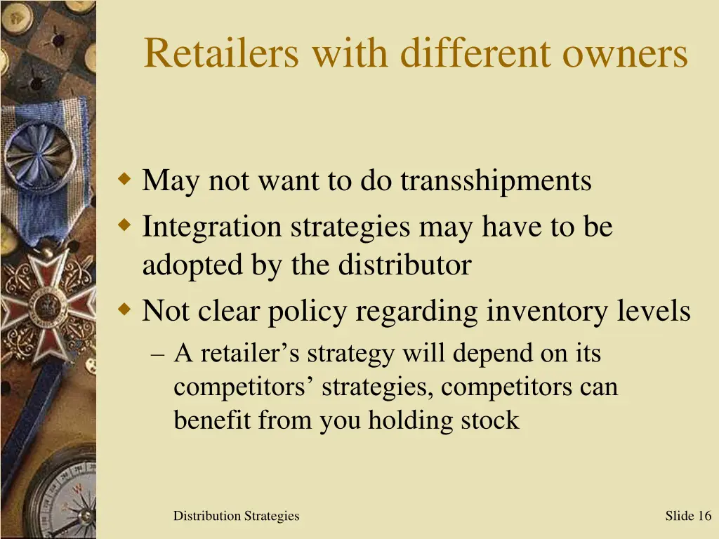 retailers with different owners