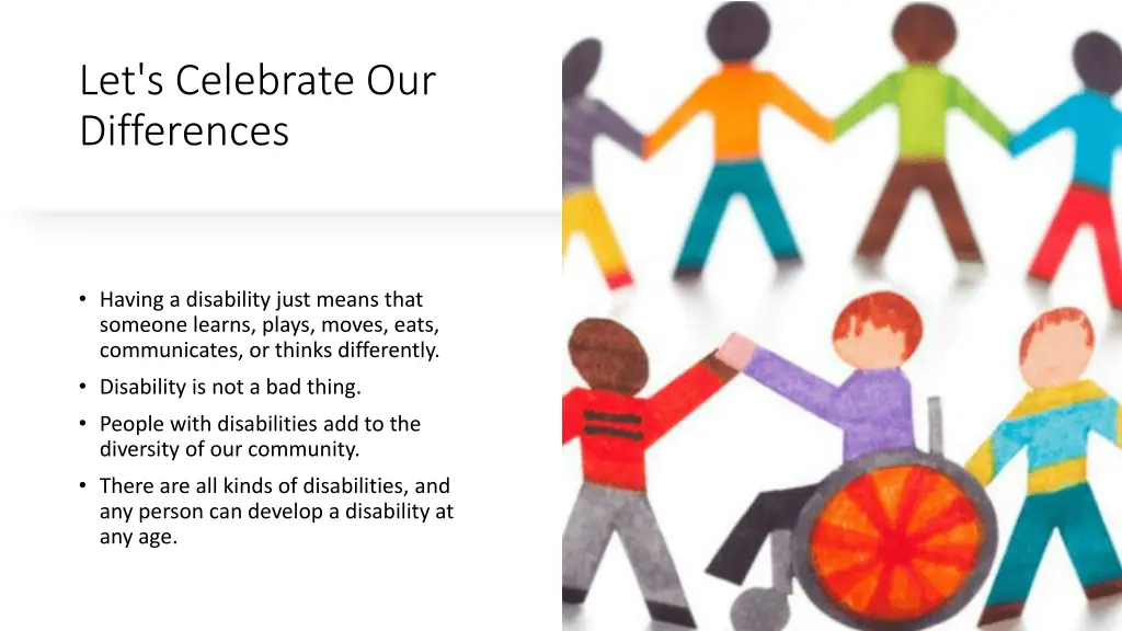 let s celebrate our differences