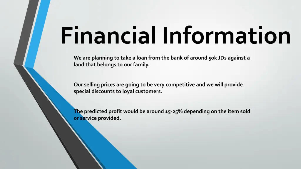 financial information