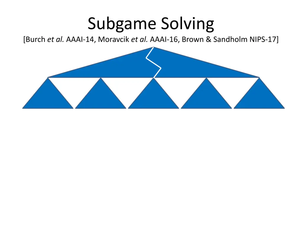 subgame solving 1