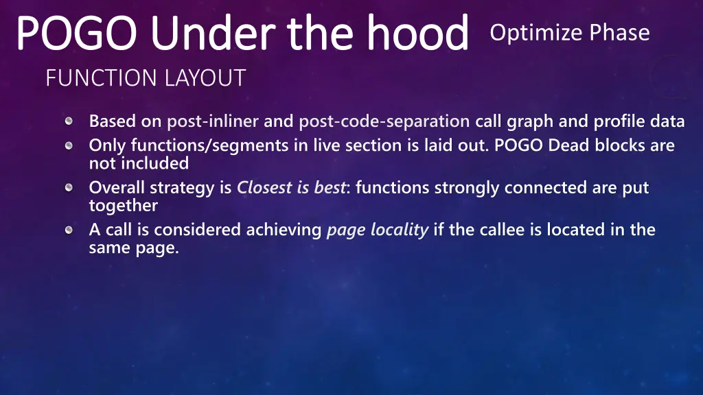 pogo under the hood pogo under the hood optimize 11