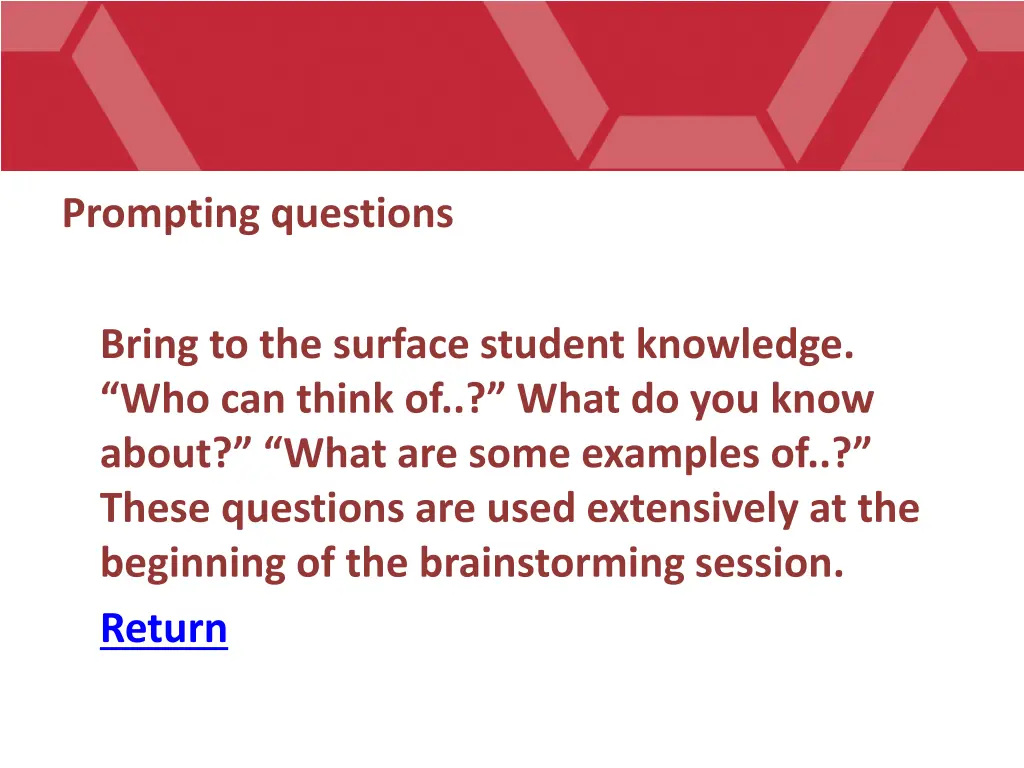 prompting questions