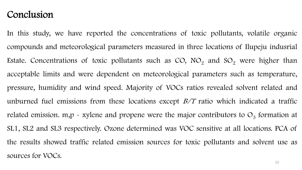 conclusion conclusion