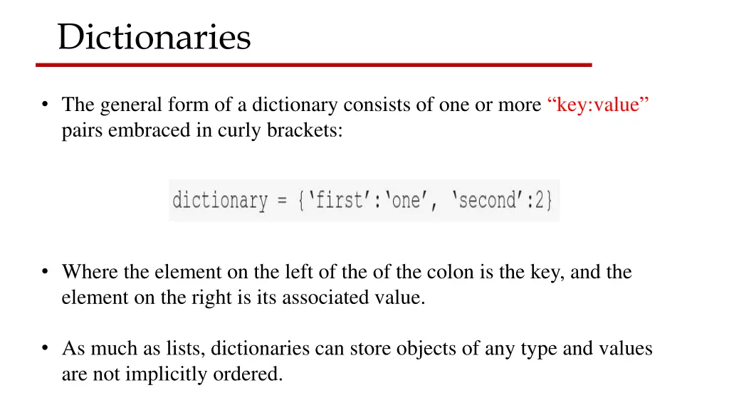 dictionaries