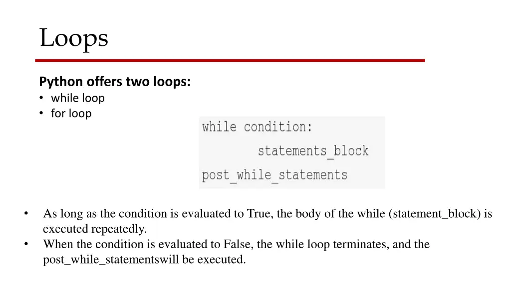 loops