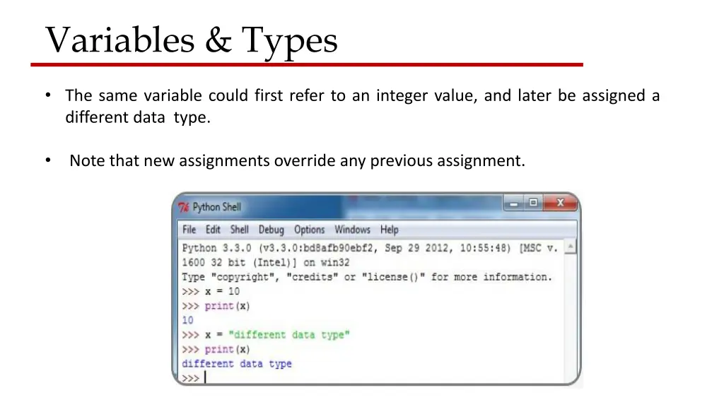 variables types 1