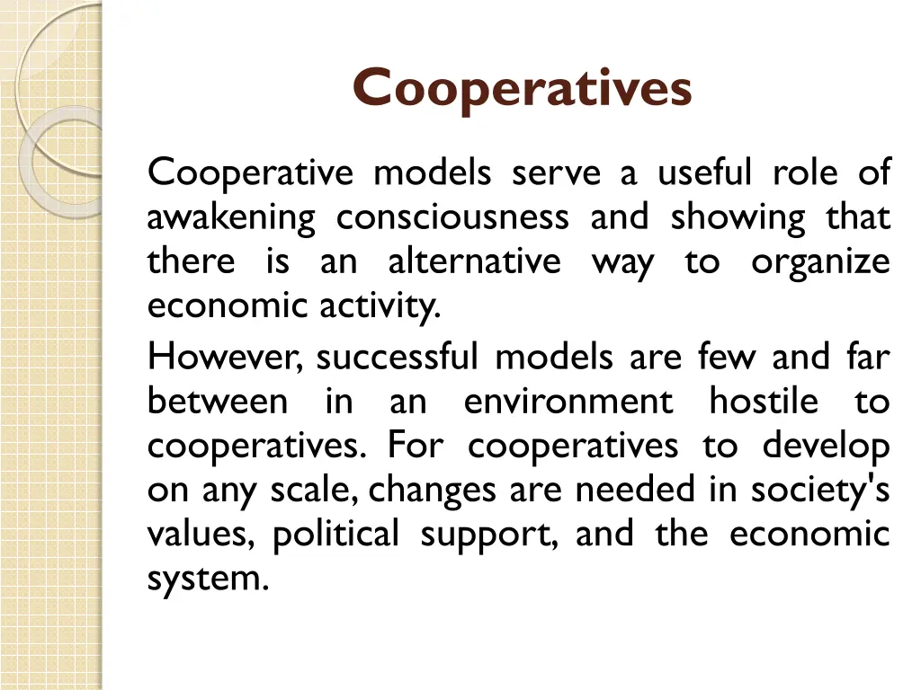 cooperatives