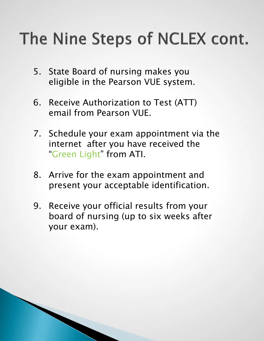 5 state board of nursing makes you eligible