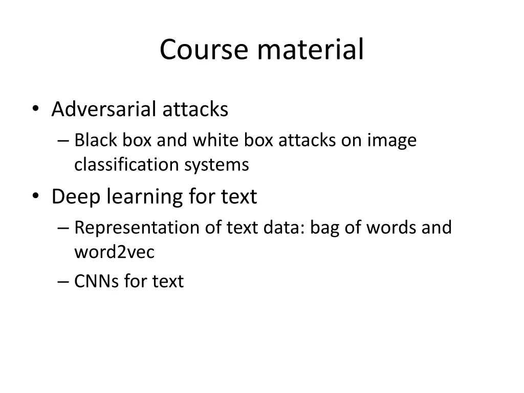 course material 2