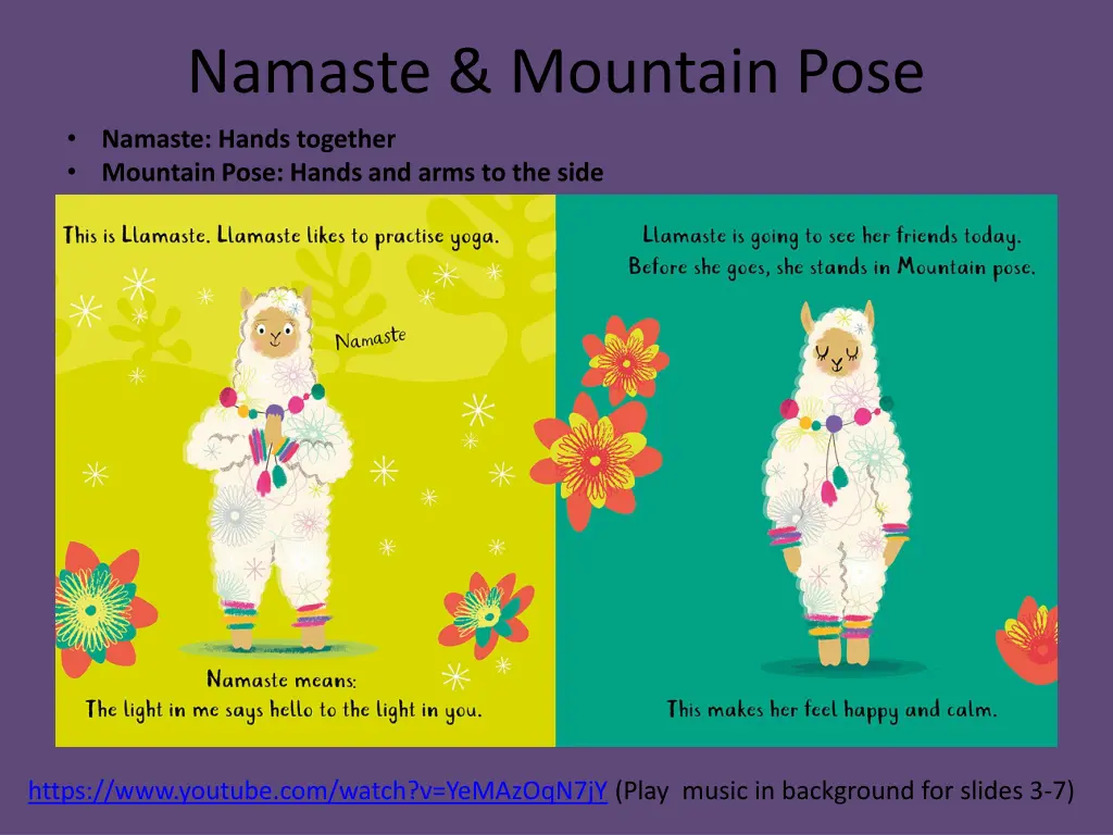 namaste mountain pose