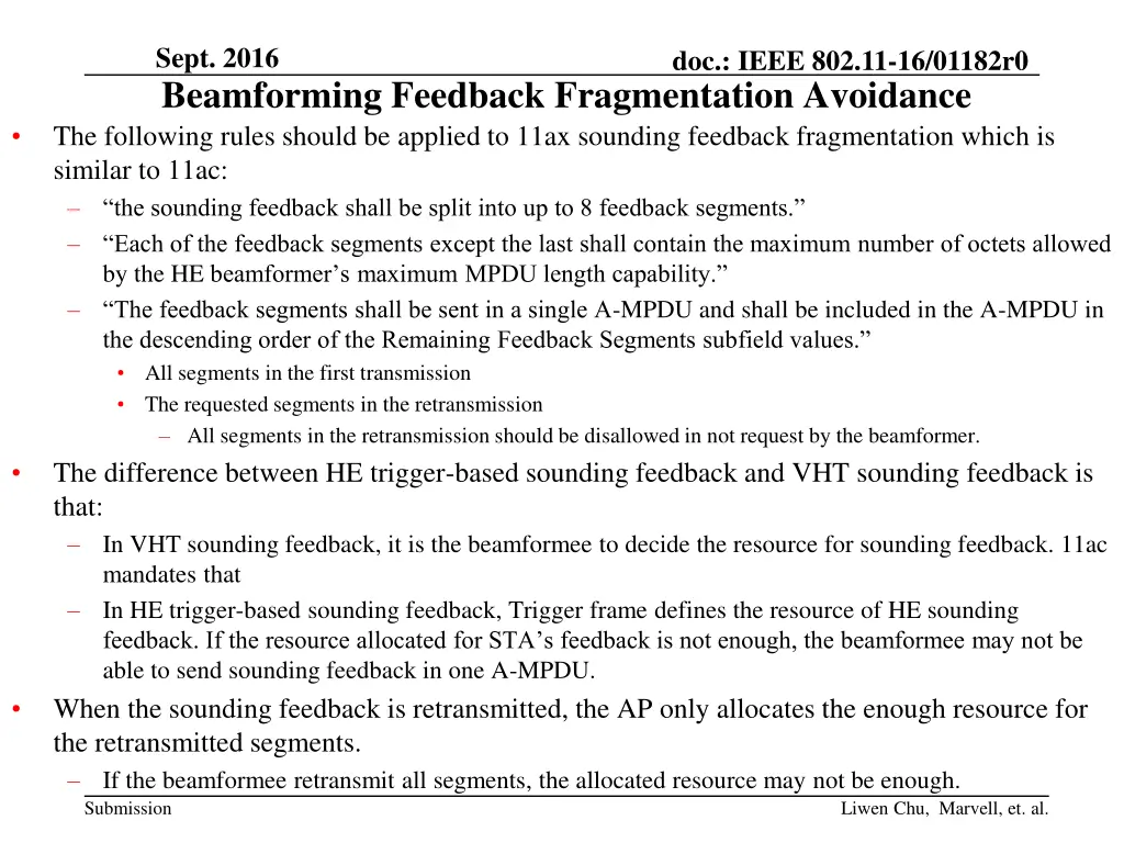 sept 2016 beamforming feedback fragmentation 1