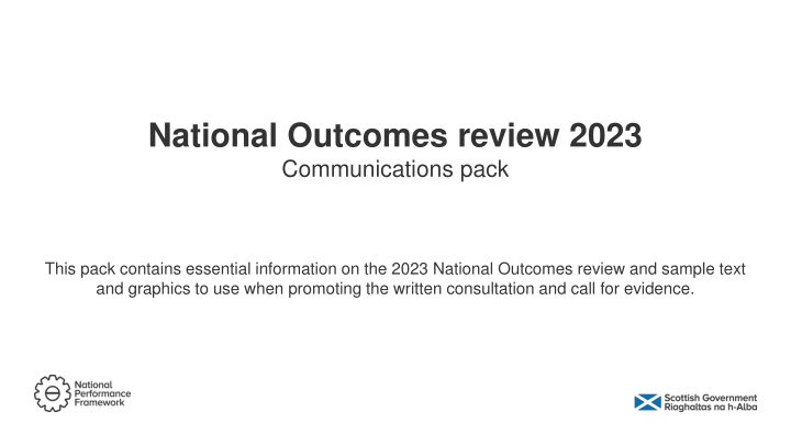 national outcomes review 2023 communications pack