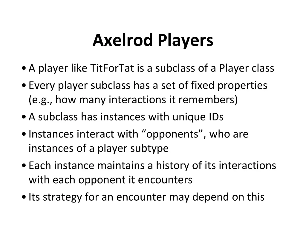 axelrod players